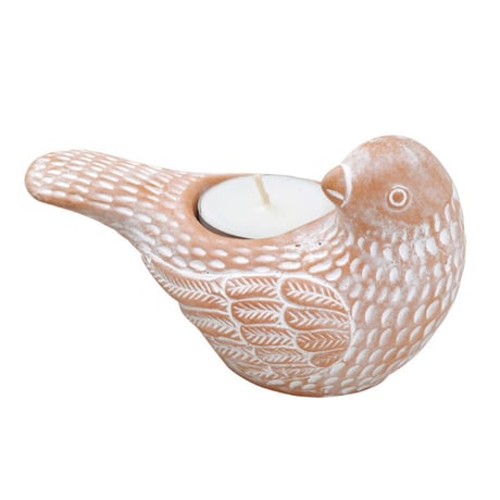 素焼キャンドル 平和の鳥｜44009