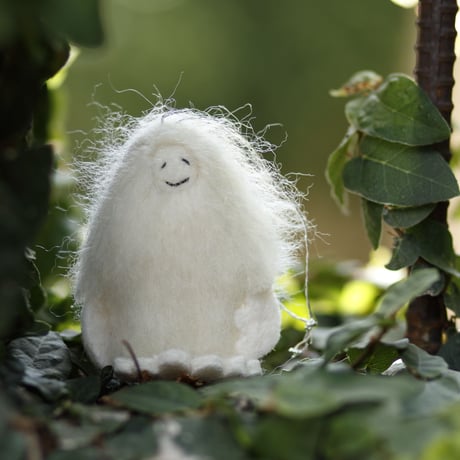 フェルトマスコットイエティ　白｜15123