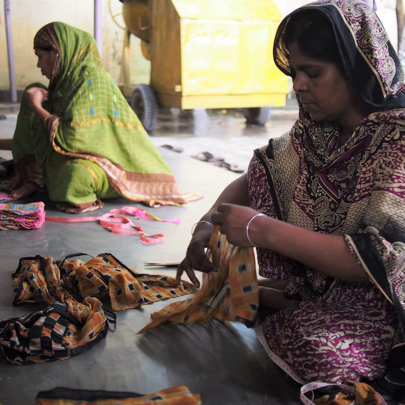 リユースサリーのリボンヘアゴム｜17114 | Craftlink オンラインショップ