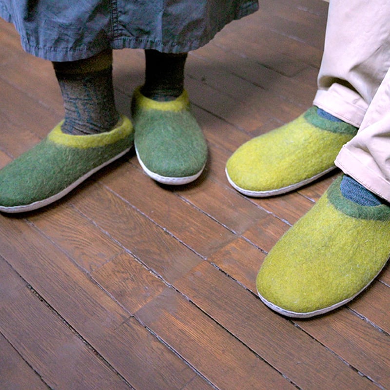 羊毛フェルトのあったかスリッポン | Craftlink オンラインショップ