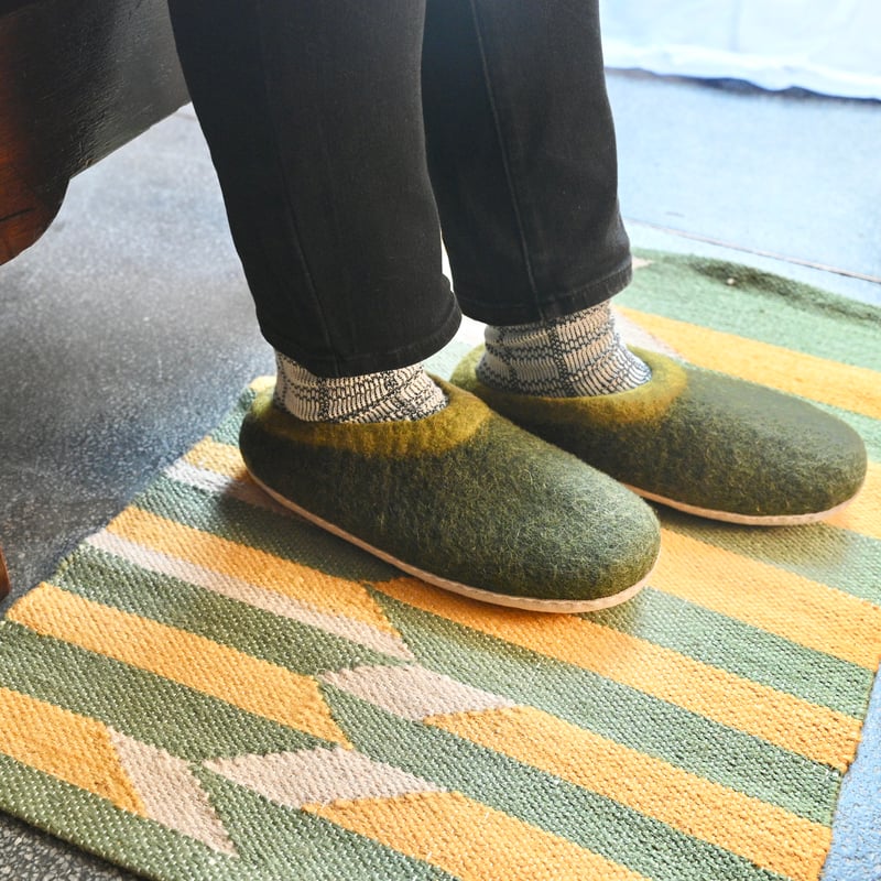 羊毛フェルトのあったかスリッポン | Craftlink オンラインショップ
