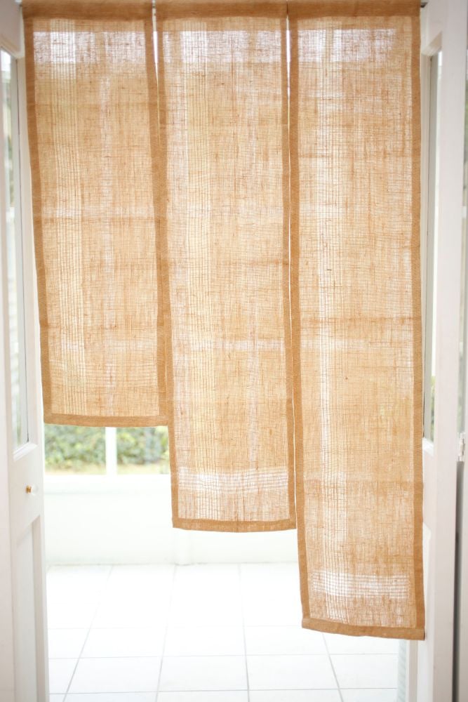 透かしのれん　ハンドメイド ジュート透かしのれん（100cm・125cm・150cm） | Craftlink