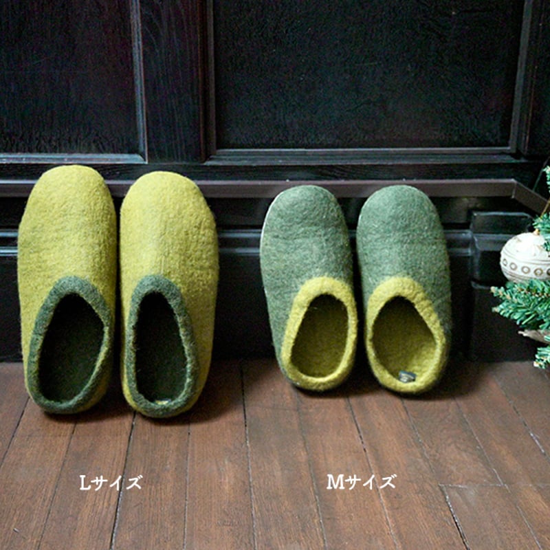 羊毛フェルトのあったかスリッポン | Craftlink オンラインショップ