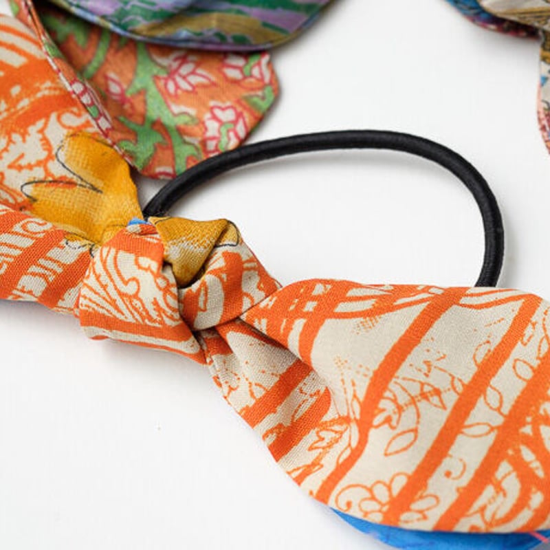 リユースサリーのリボンヘアゴム｜17114 | Craftlink オンラインショップ