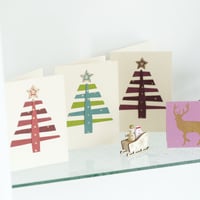 【ネコポス注文（4点まで）】クリスマスカード 　ツリー