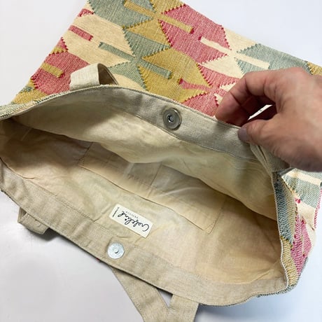 ダッカ織の伝統柄バッグ ｜39155