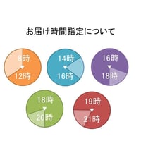 お届け時間指定はこちらから　※ネコポスは対象外