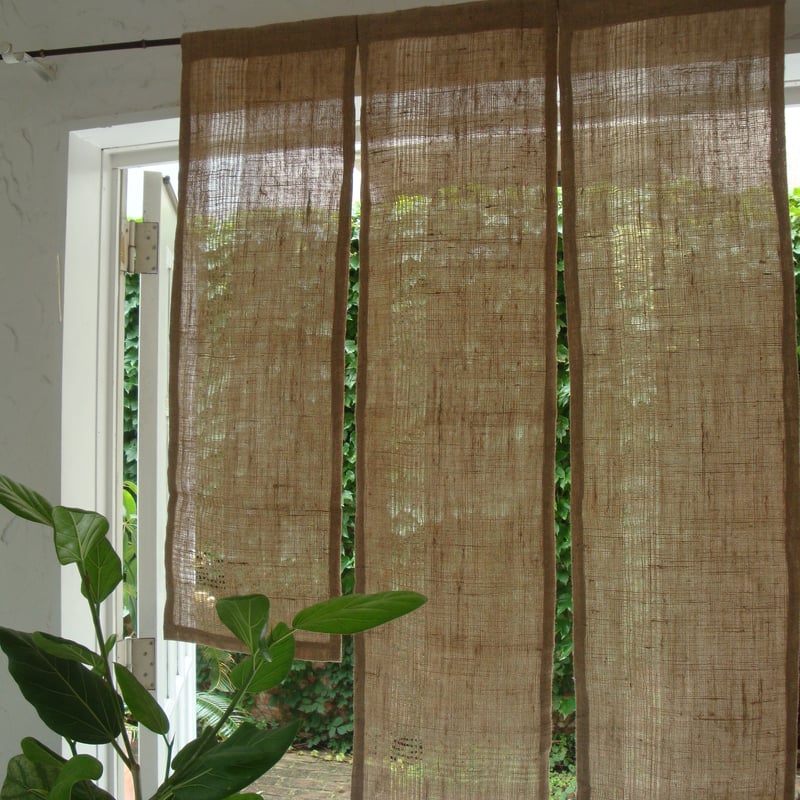 透かしのれん ハンドメイド ジュート透かしのれん(100cm・125cm・150cm) | Craftlink
