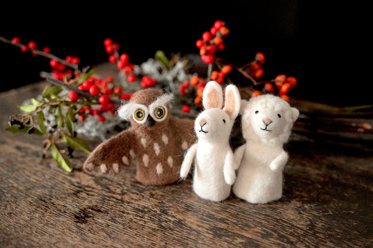 ふわふわフェルト指人形 | Craftlink オンラインショップ