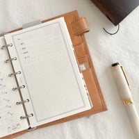 読書記録リフィル（ミニ6サイズ）