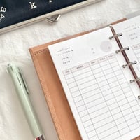 クレジットカード利用管理表（ミニ6サイズ）