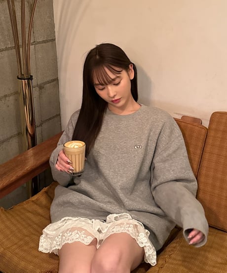 unju＋ original sweat  【dark gray】