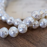 bb4◆20個◆ジャパンヴィンテージビーズ10ｍｍ　プラパール