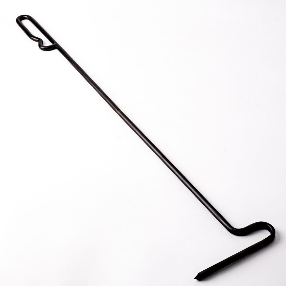 鉄製 火搔き棒 約73cm 火かき棒 灰掻き 灰かき棒 焚火 暖炉 薪