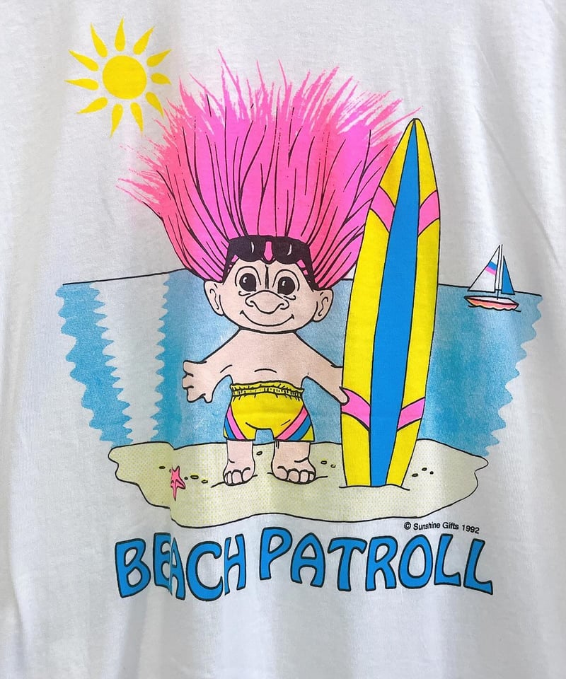 80s 90s トロールビンテージTシャツ norfin troll Hanes 80s 90s