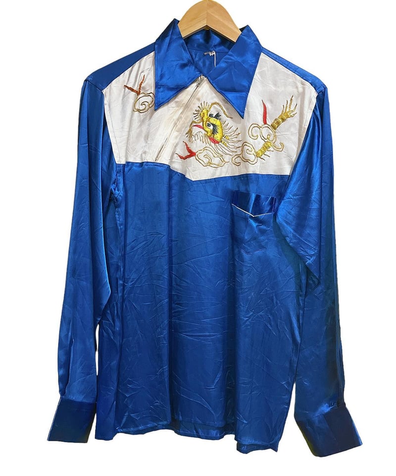 L*A様 40s vintage スカシャツ souvenir shirt 40〜50's vintage embroidery souvenir shirt | WAR