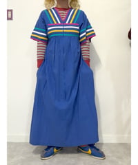 USA製 piping stripe dress/4423