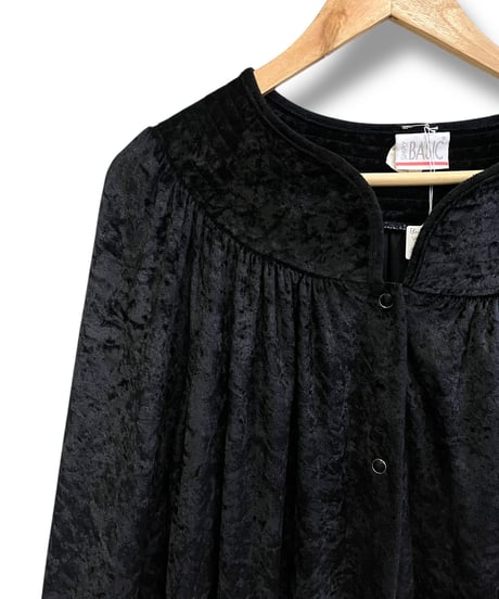 Black velours dress/4200