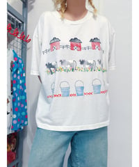 USA製 cow paint Tee/4494