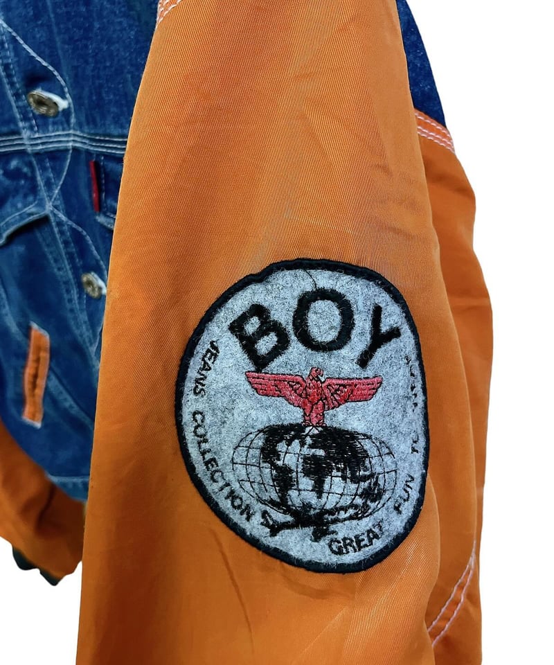 boy london 80s vintege 腕章ボンバージャケット vintage BOYLONDON