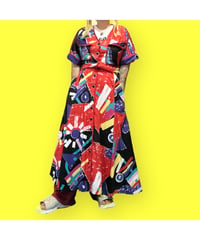 80's JEANNE MARC vintage dress/2185