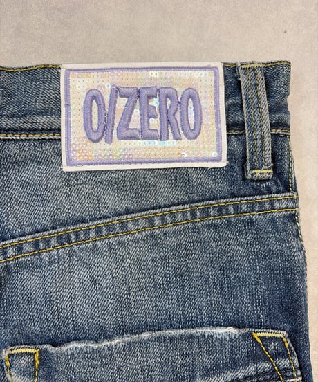 00's LOVE denim skirt/4269
