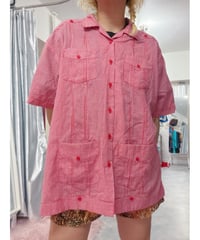 gingham check shirt/4455