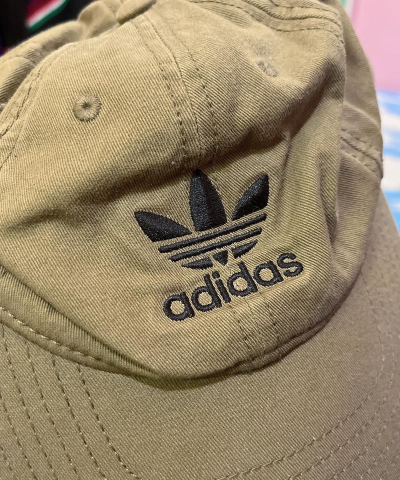 adidas 刺繍トレフォイルロゴCAP/90 | 古着と雑貨パンダ