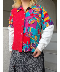 colorful design shirt/4506