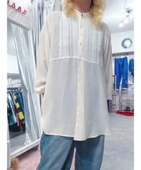 Natural off white sheer blouse/4532
