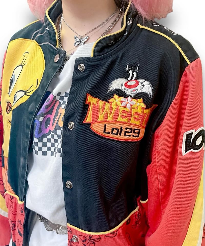 LOT29 TWEETY Racing jacket/3190 | 古着と雑貨パンダ