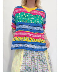 multicolor rayon tops/4444