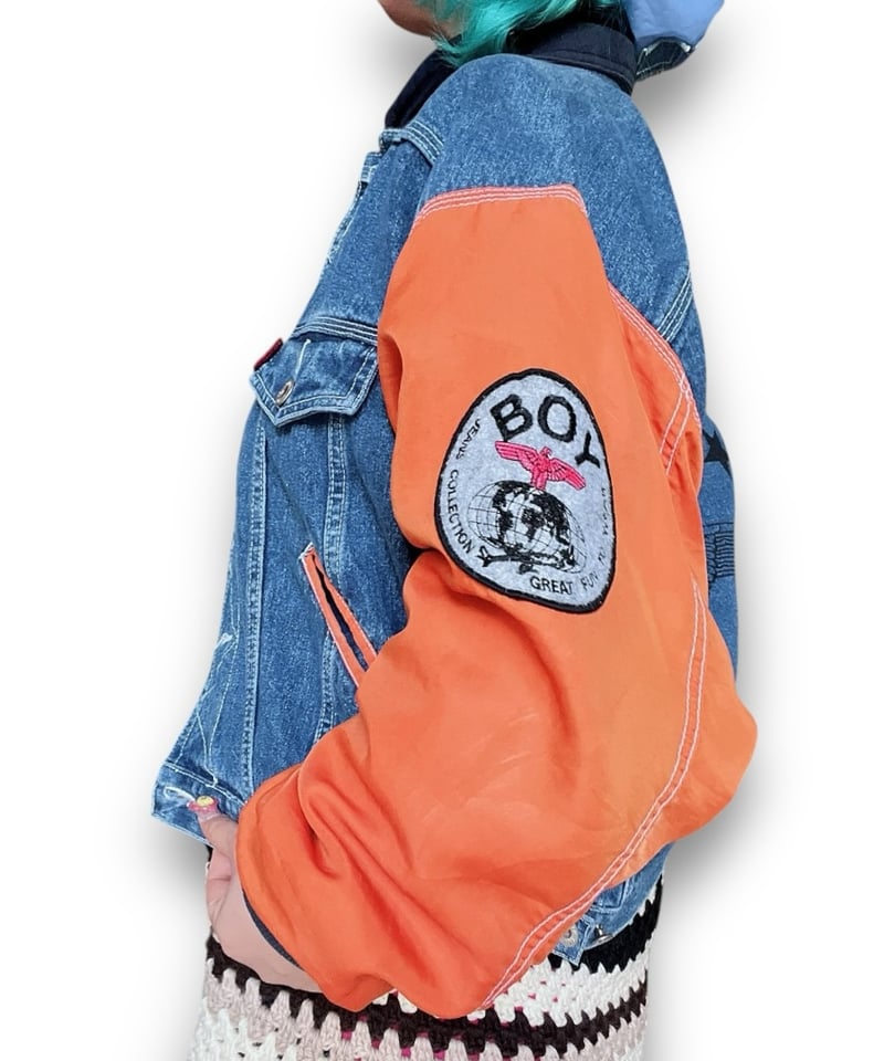 vintage BOYLONDON denim jacket/3328 | 古着と雑貨パンダ