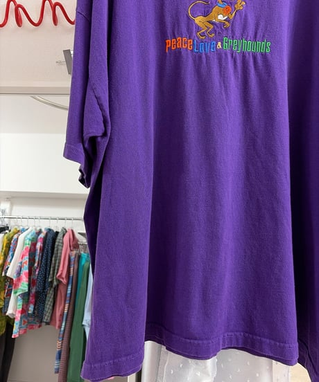 Greyhounds dog embroidery Tee/4462