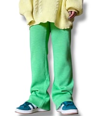 Green knit pants/4203