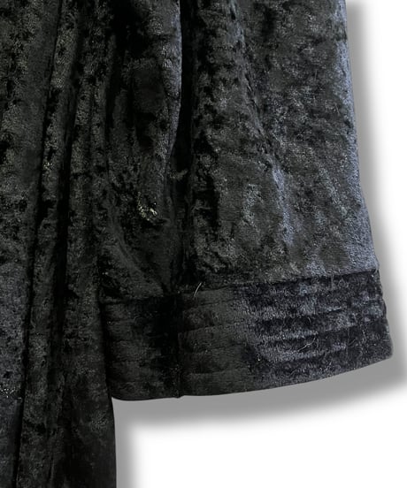 Black velours dress/4200