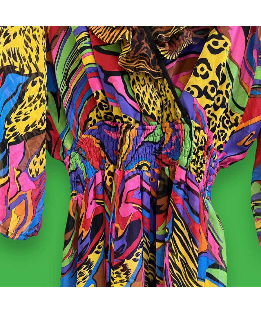 ワンピース dianefreis animal dianefreis animal （'90s Diane Freis Animal Print Beaded
