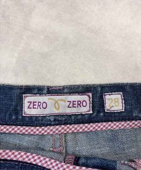 00's LOVE denim skirt/4269