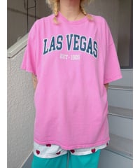LASVEGAS pink BIG Tee/4463