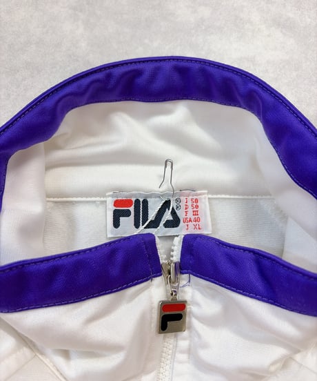 90's FILA Logo Tape track jacket/4391