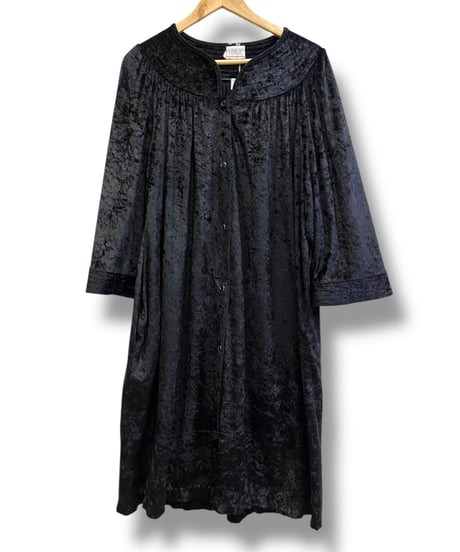 Black velours dress/4200