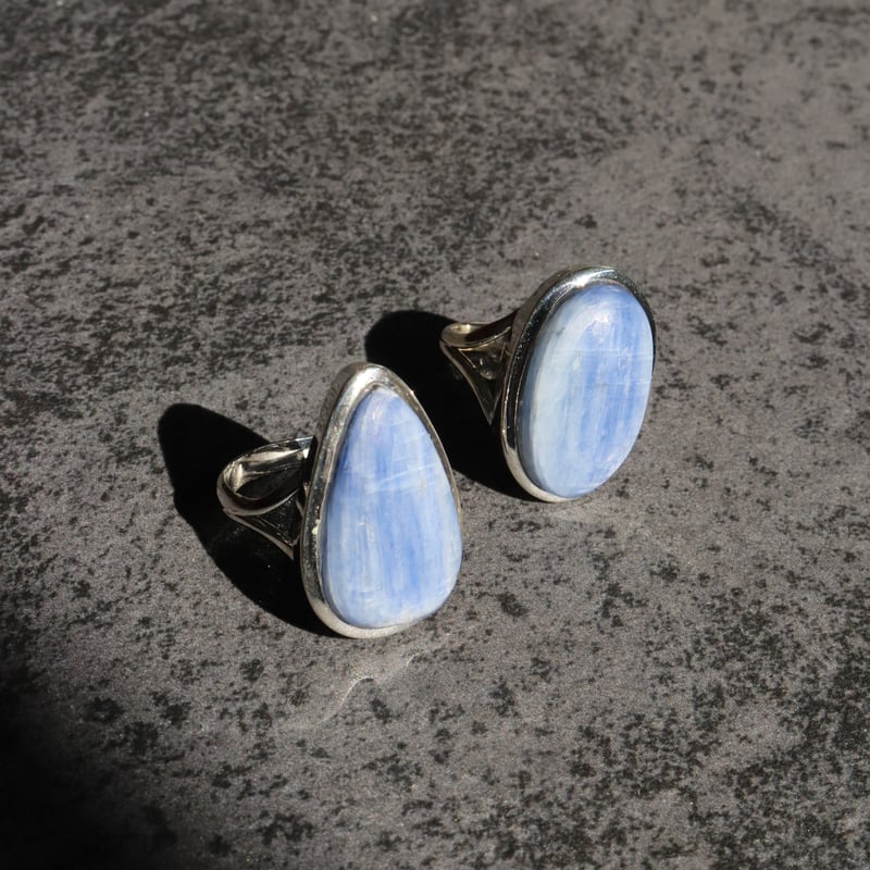 sa.ya. カイヤナイト スクエア シルバーリング天然石