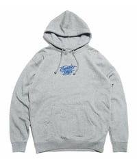 Jungle Boys/ Embroidered Stacked Pullover Hoodie (Grey×Sky)
