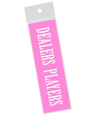 DEALERS PLAYERS/ OG Sticker (Pink×White)