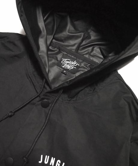 Jungle Boys/ Hooded Coach Jacket (Black)
