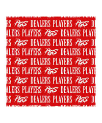 DEALERS PLAYERS/ PGS Exclusive OG Bandana (Red×White)