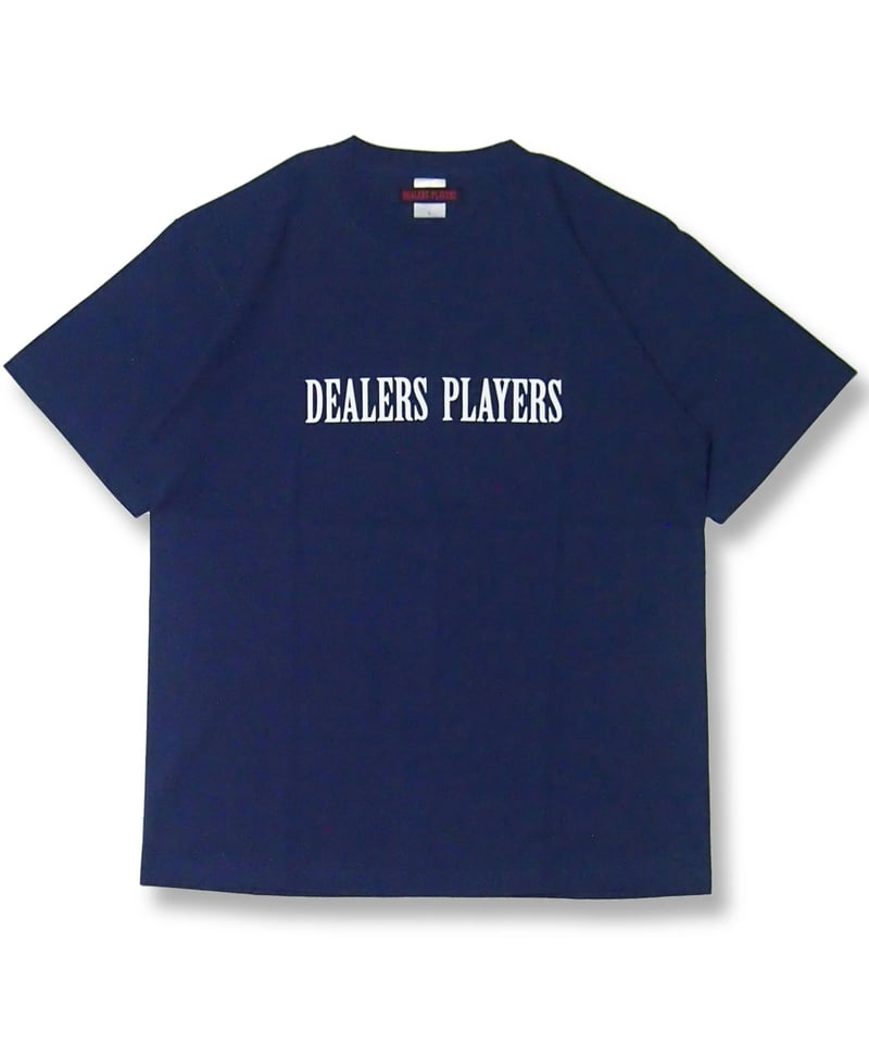 DEALERS PLAYERS ホワイト Tシャツ DEALERS PLAYERS/ Printed OG T-shirt (Navy×White