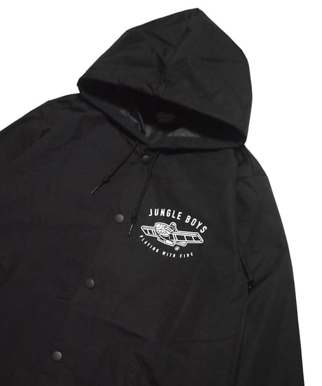 Jungle Boys/ Hooded Coach Jacket (Black)