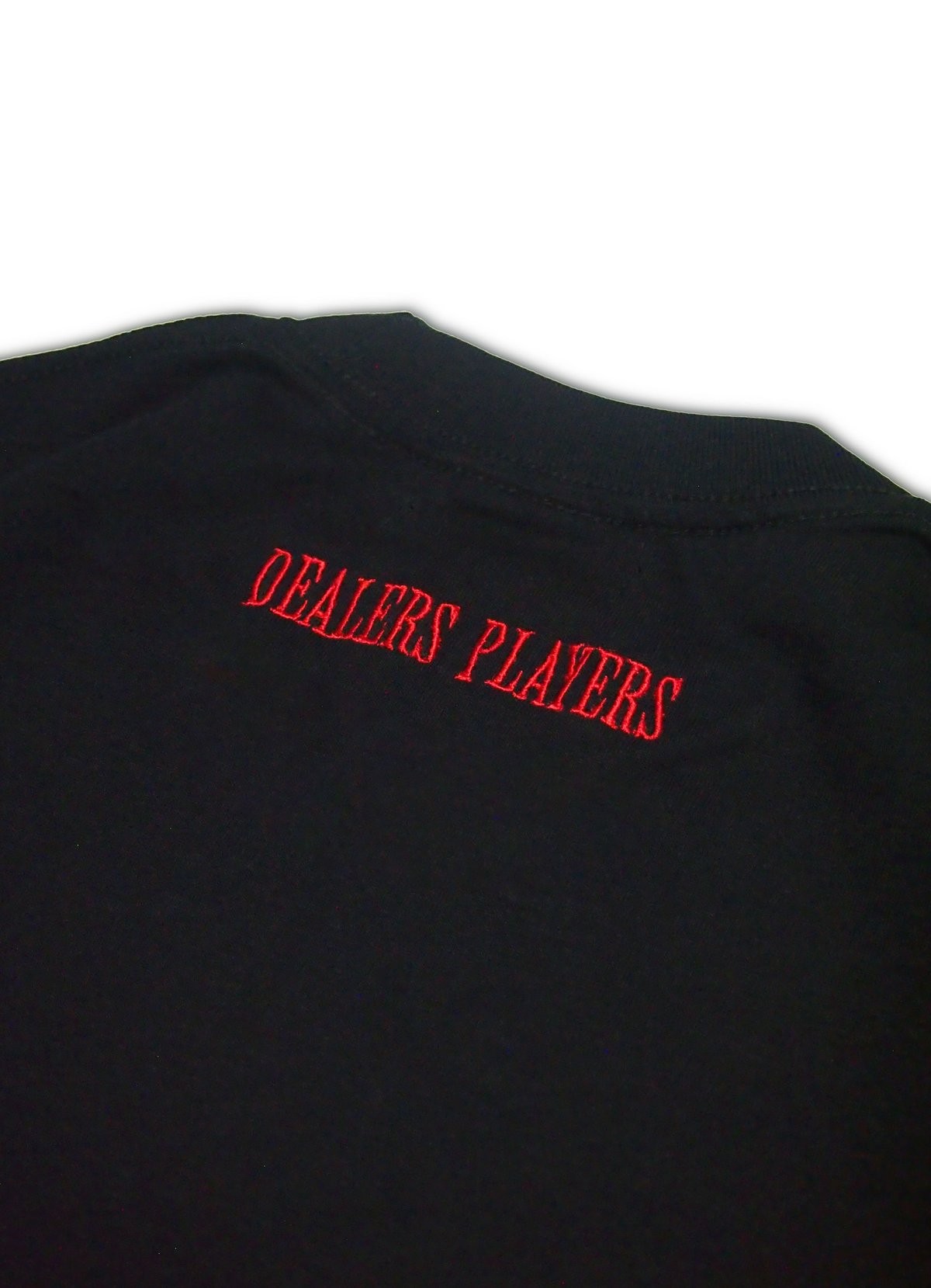 DEALERS PLAYERS/ Embroidered OG T-shirt (Black×