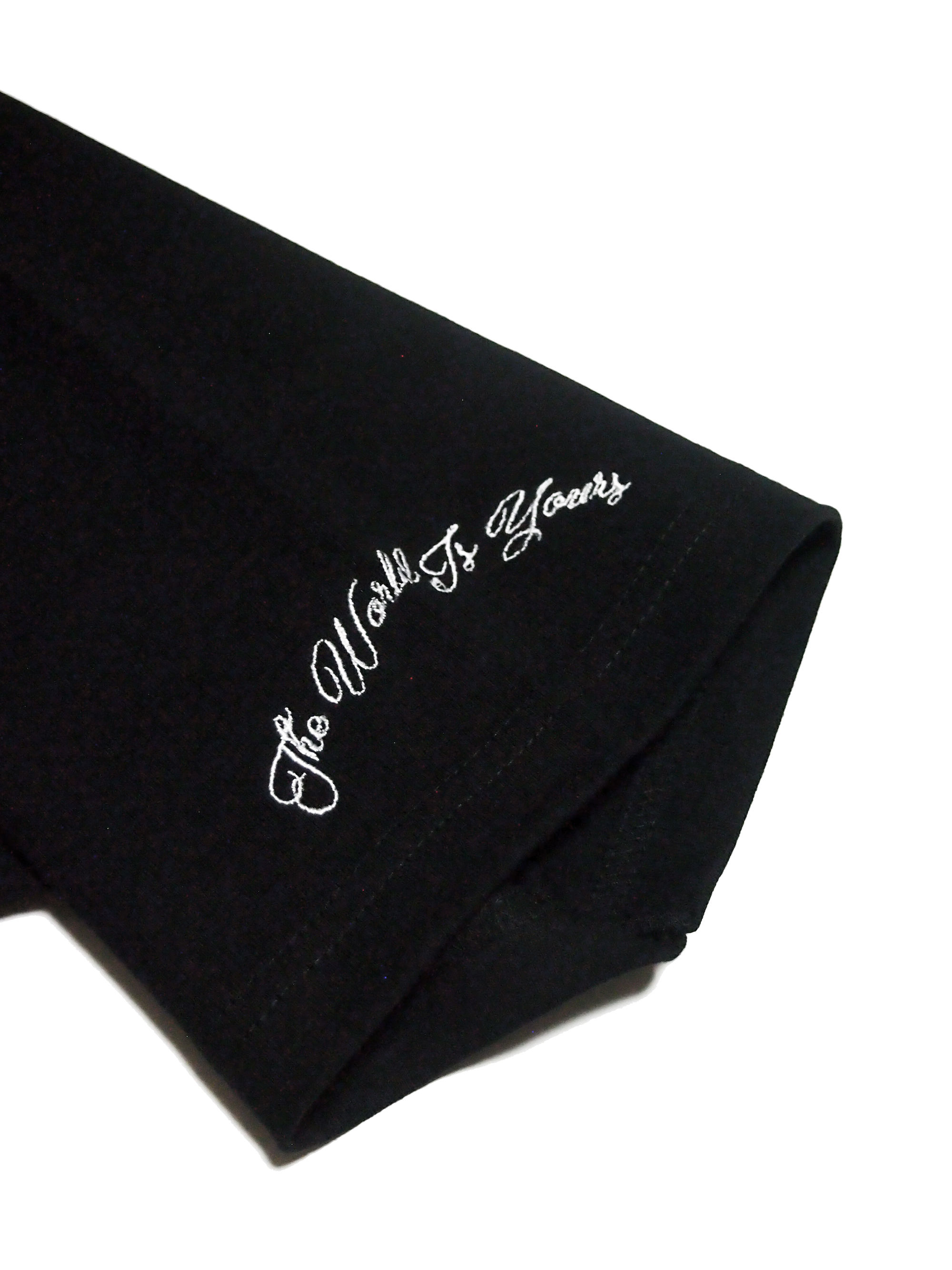 DEALERS PLAYERS/ Embroidered OG T-shirt (Black×